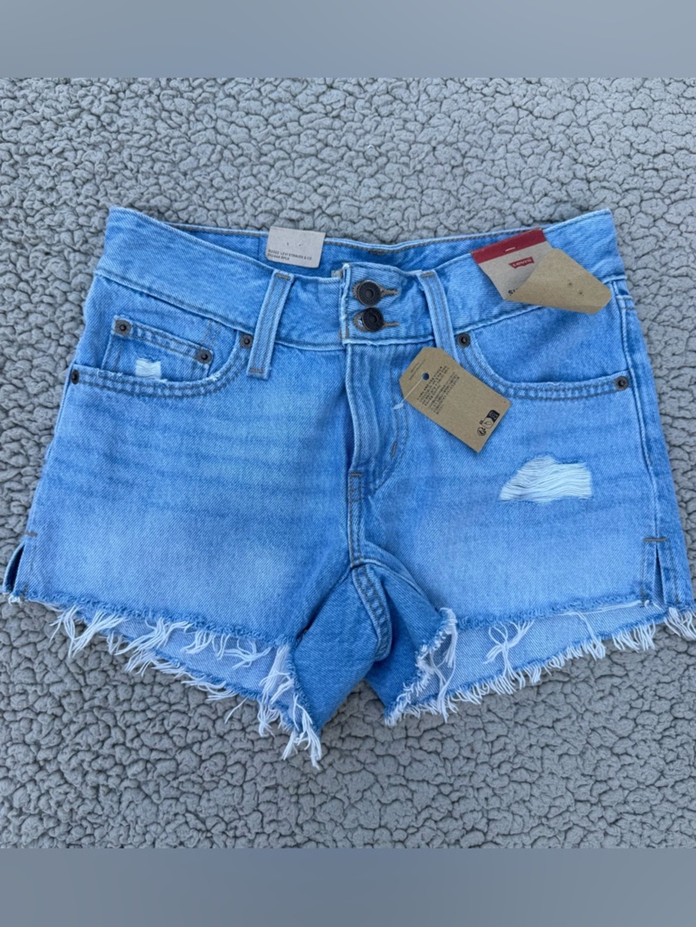 NWT Levi's super low Cutoff Shorts